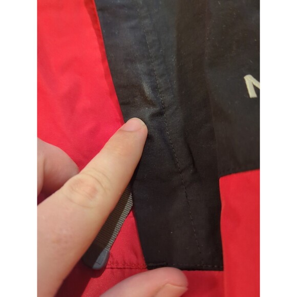 VTG 90s The North Face Red Black Gortex Mountain Lite Jacket Men's Medium - Picture 3 of 9